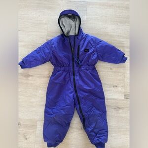 REI Kids Purple Snowsuit 3T vintage